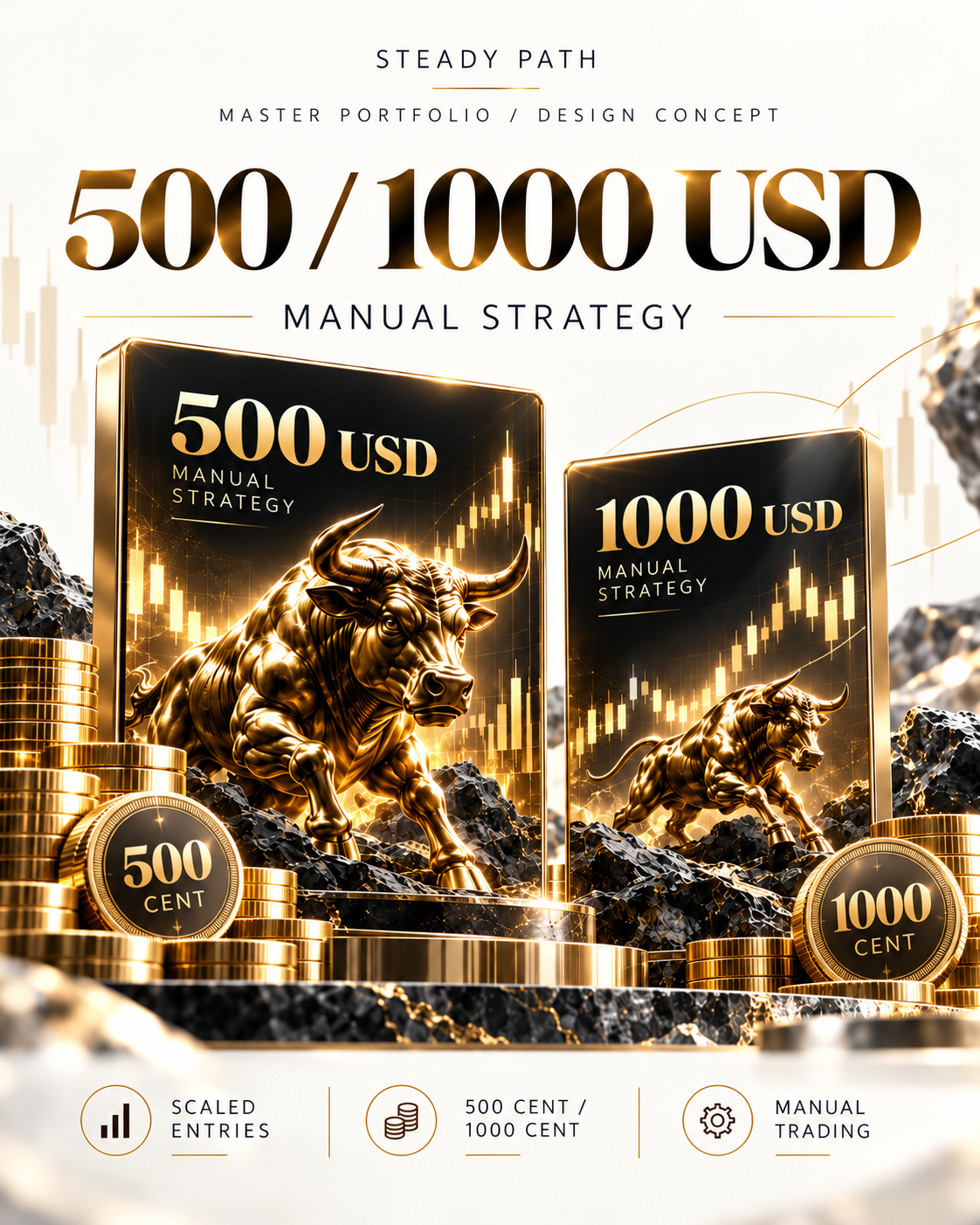 500 / 1,000 USD MANUAL · Artwork แนวคิดจาก Owner